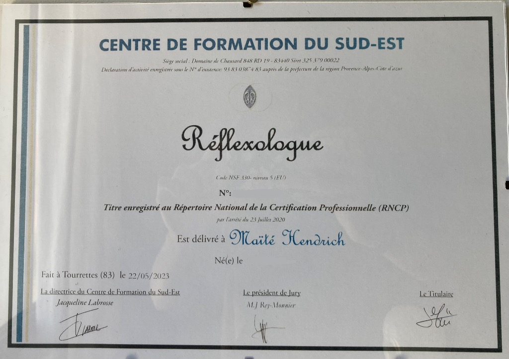 photo diplome Maïté Hendrich