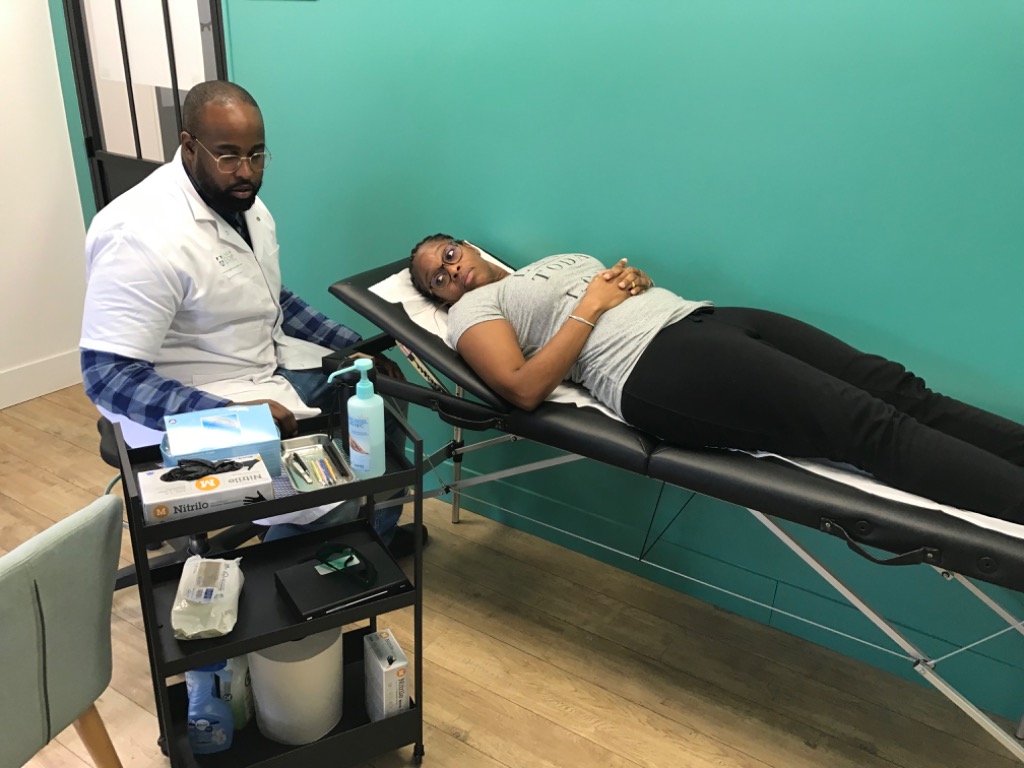 photo seance LASER STOP ADDICTIONS