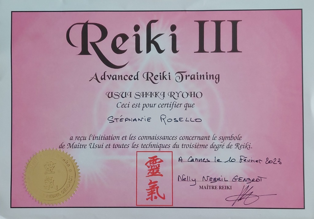 photo diplome Stéfanie Rosello 