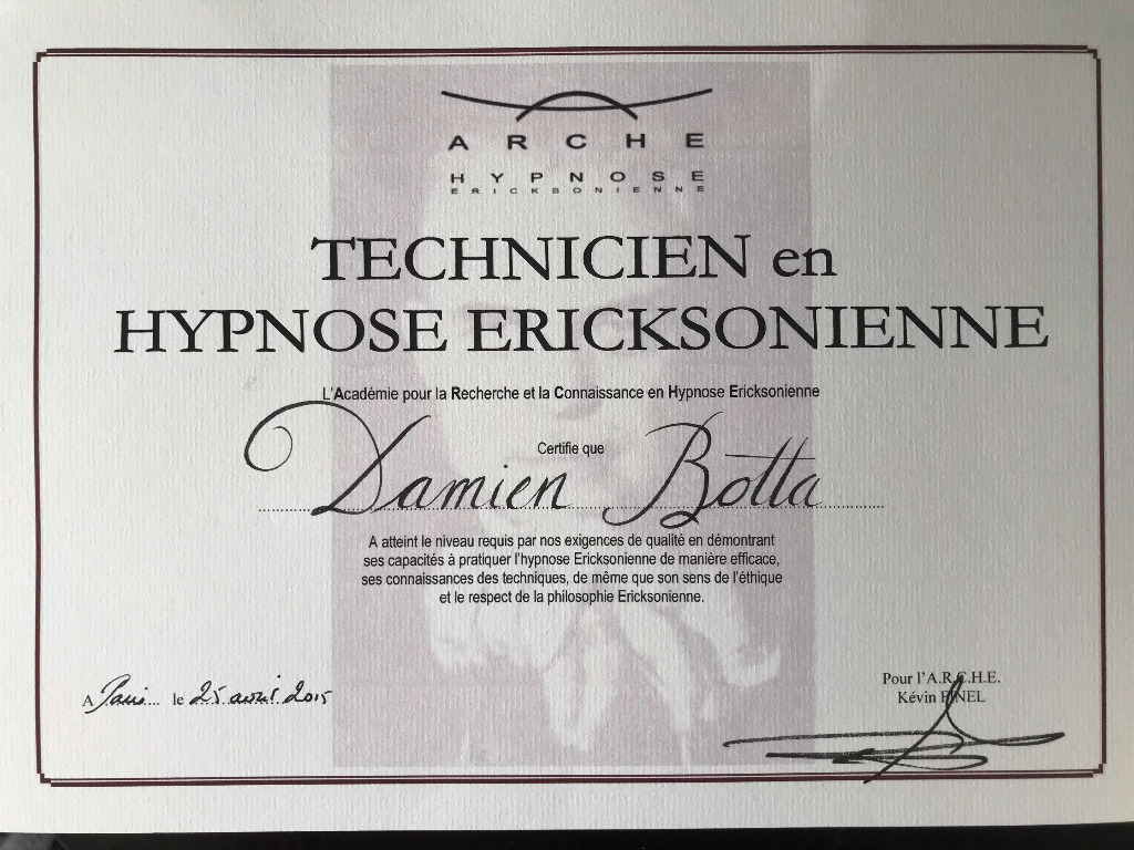 photo activite Damien Botta Hypnose