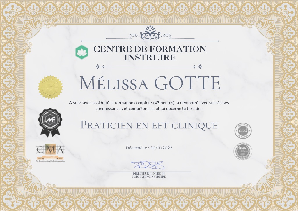 photo diplome Mélissa Gotte