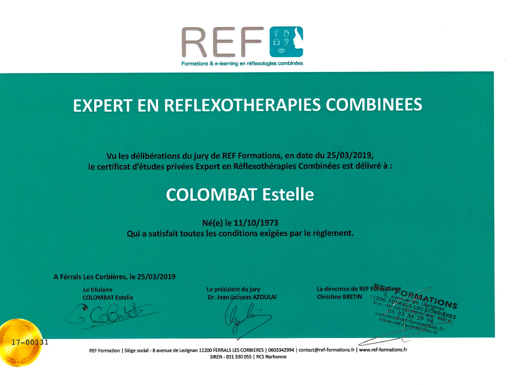 photo diplome Estelle Colombat Fargeton