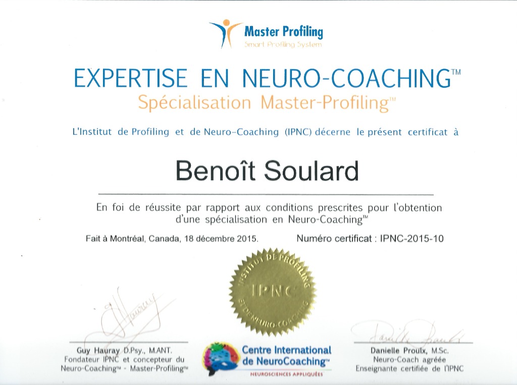 photo diplome BENOIT SOULARD SOULARD