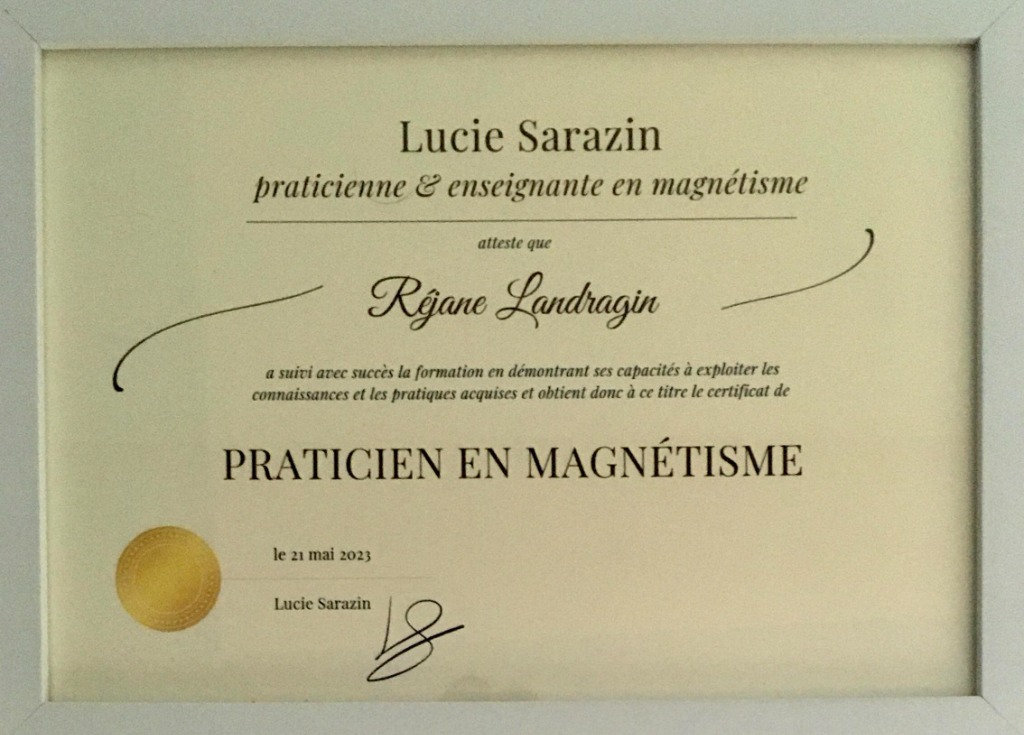 photo diplome Réjane LANDRAGIN