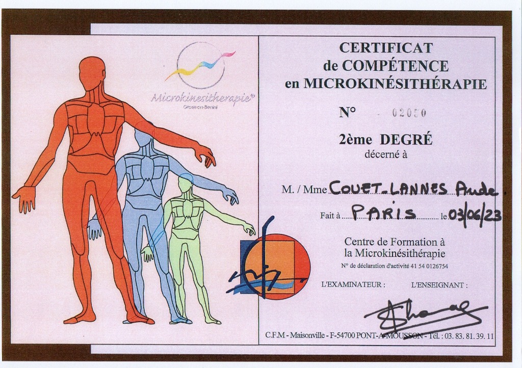 photo diplome Aude Couet-lannes