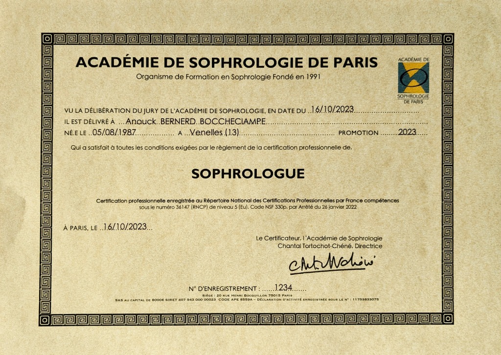 photo diplome Anouck Bernerd