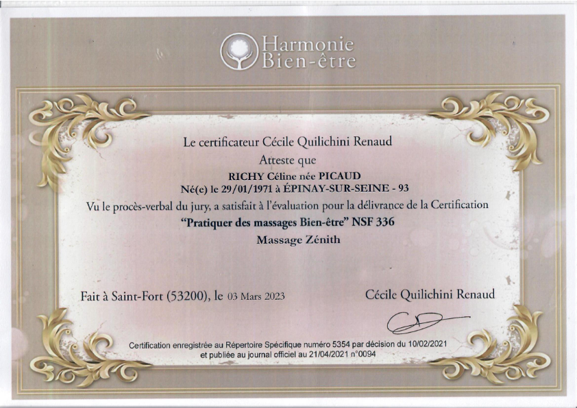 photo diplome Celine Richy 