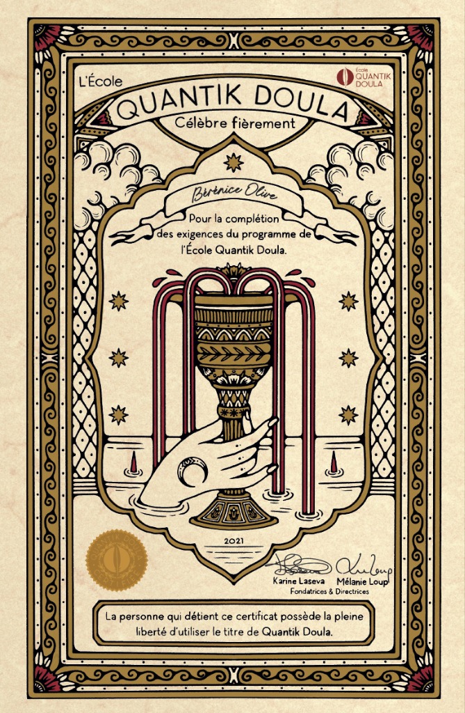 photo diplome Bérénice Olive