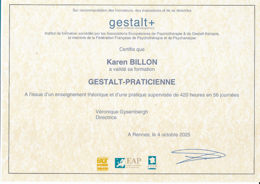 photo diplome Karen Billon