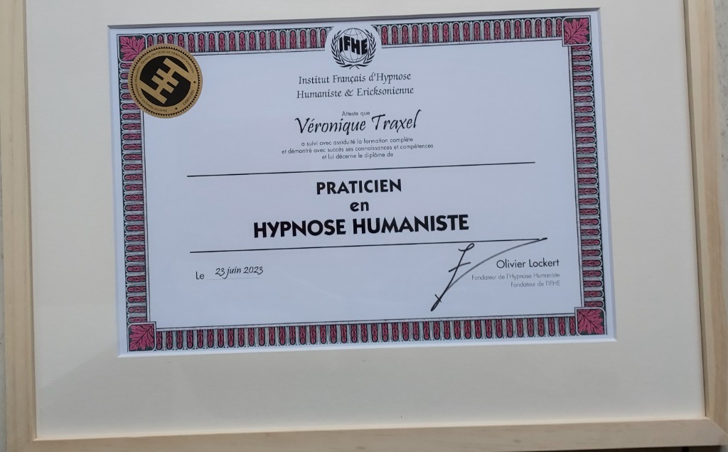 photo diplome TRAXEL Véronique
