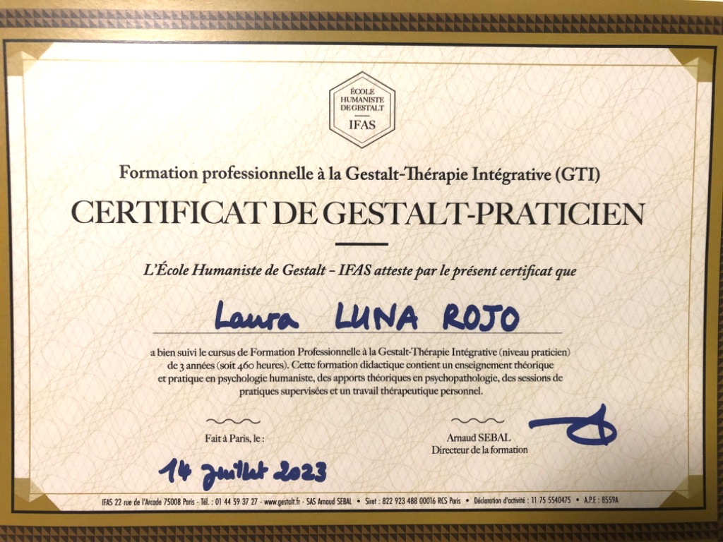 photo diplome LUNA ROJO Laura