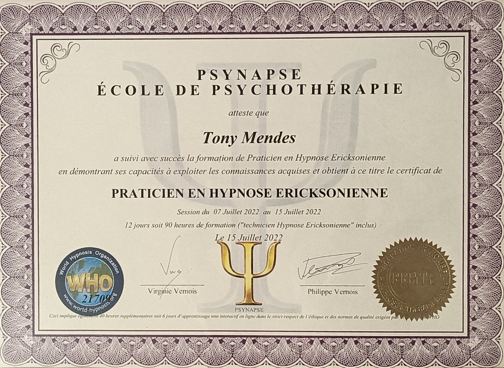 photo activite Tony Mendes