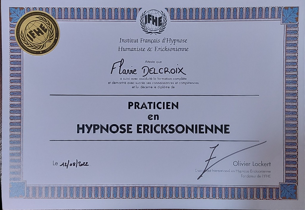 photo diplome Flavie DELCROIX 