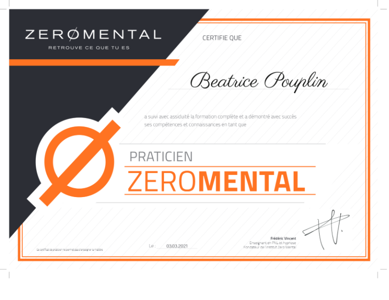 photo diplome Béatrice POUPLIN