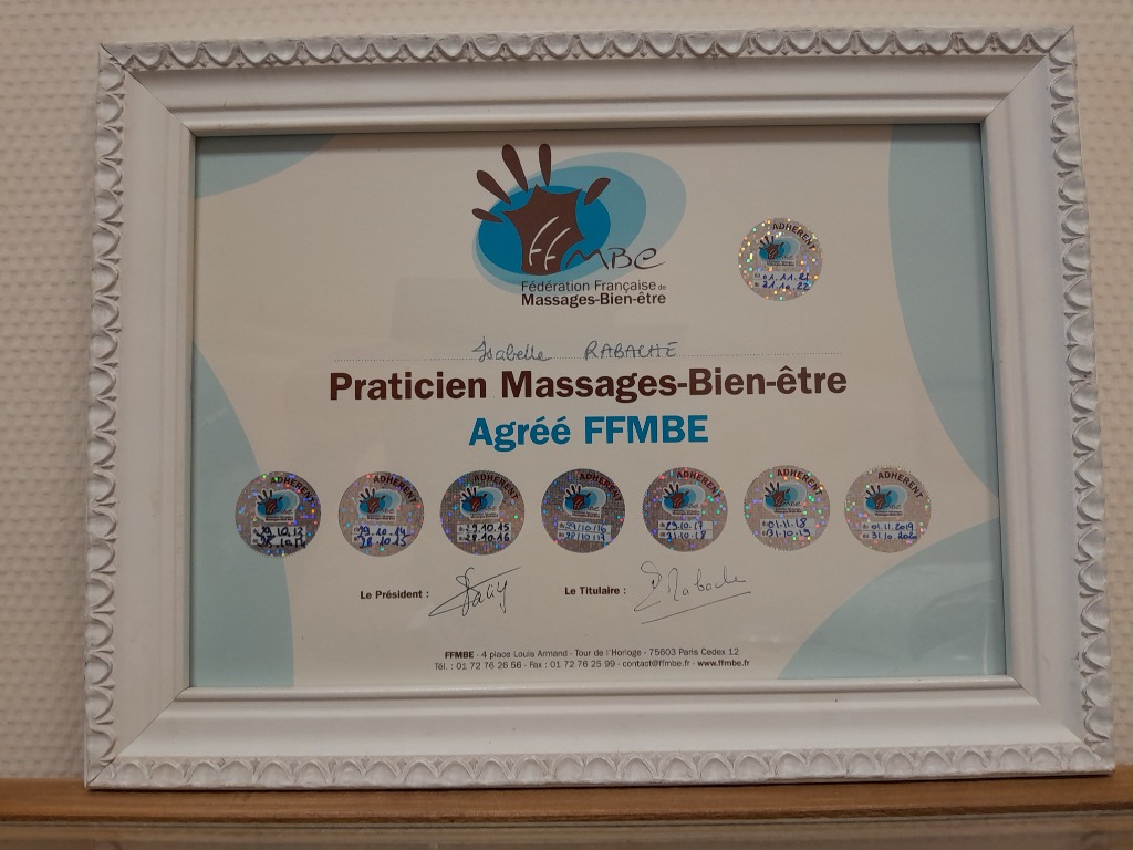 photo diplome ISABELLE RABACHE