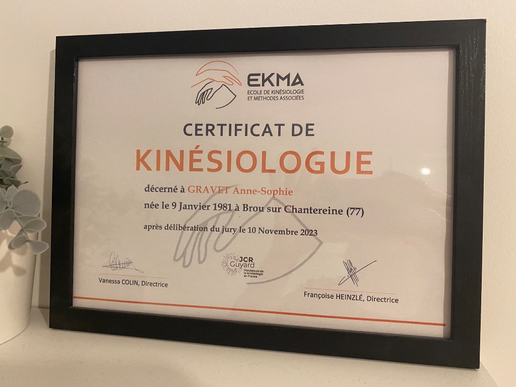 photo diplome Anne-Sophie Gravet