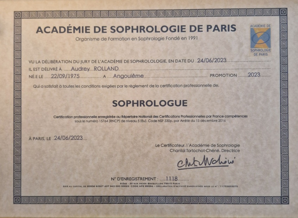 photo diplome Audrey Renouard 