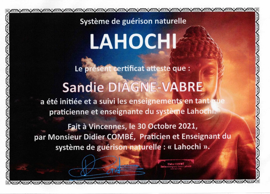 photo diplome Sandie DIAGNE VABRE