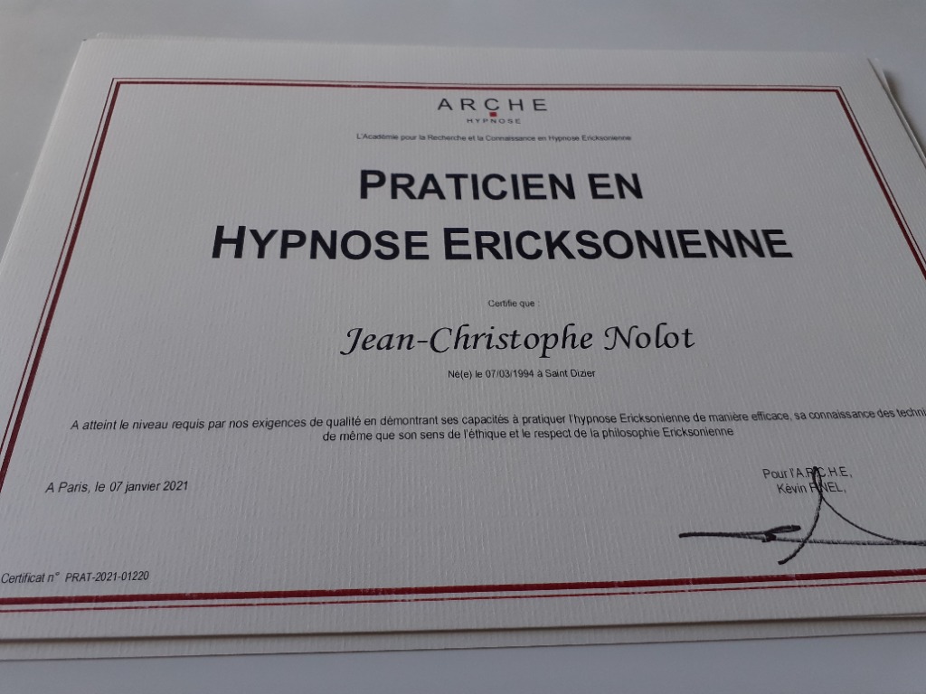 photo diplome Jean-Christophe Nolot