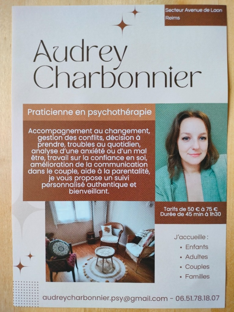 photo activite Audrey Charbonnier