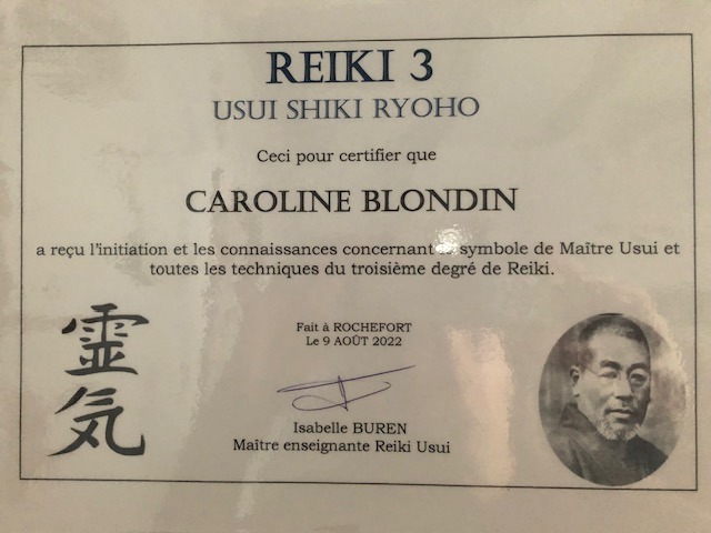 photo diplome Caroline Blondin 