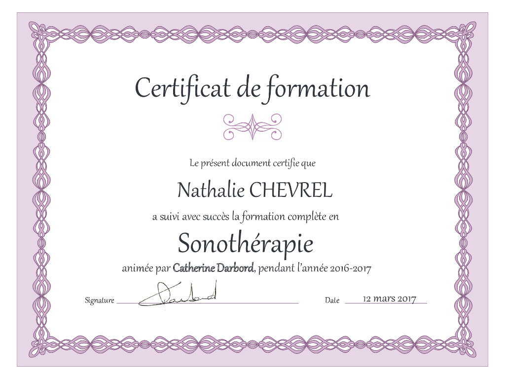 photo diplome Coeurs Etoilés