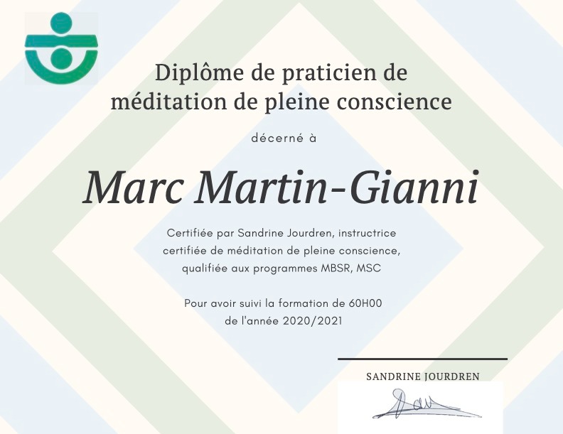 photo diplome MARTIN GIANNI