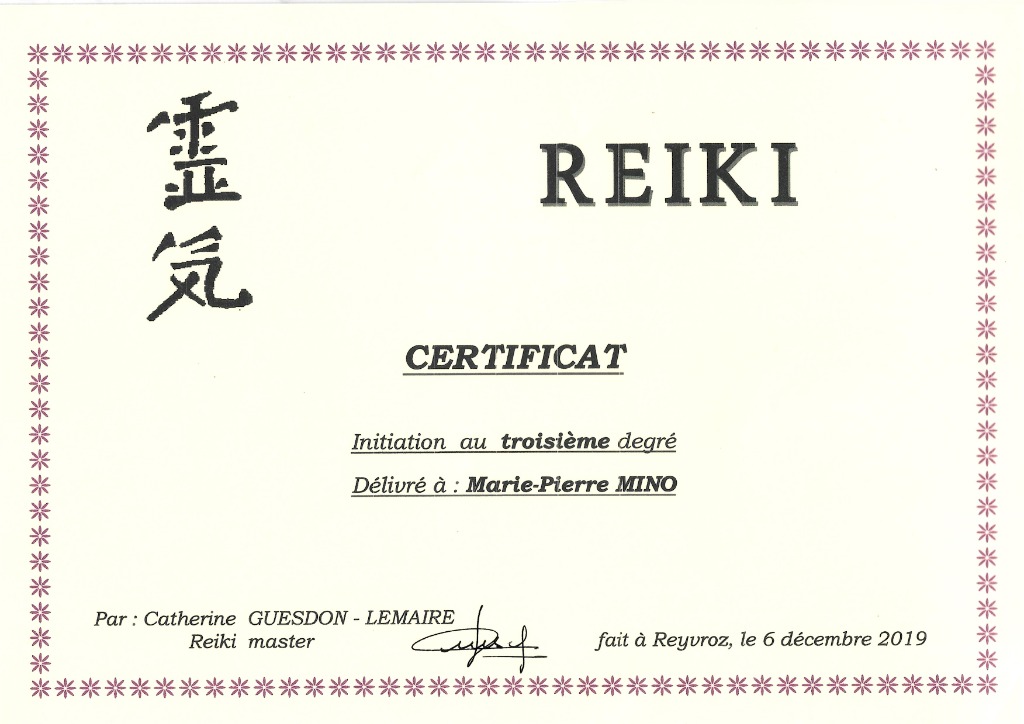 photo diplome Marie-Pierre Mino