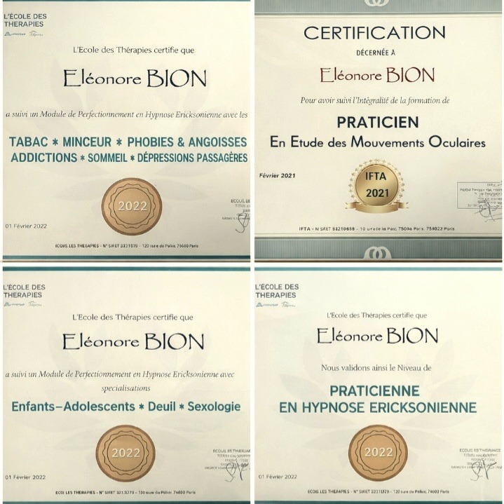 photo diplome Eléonore Bion