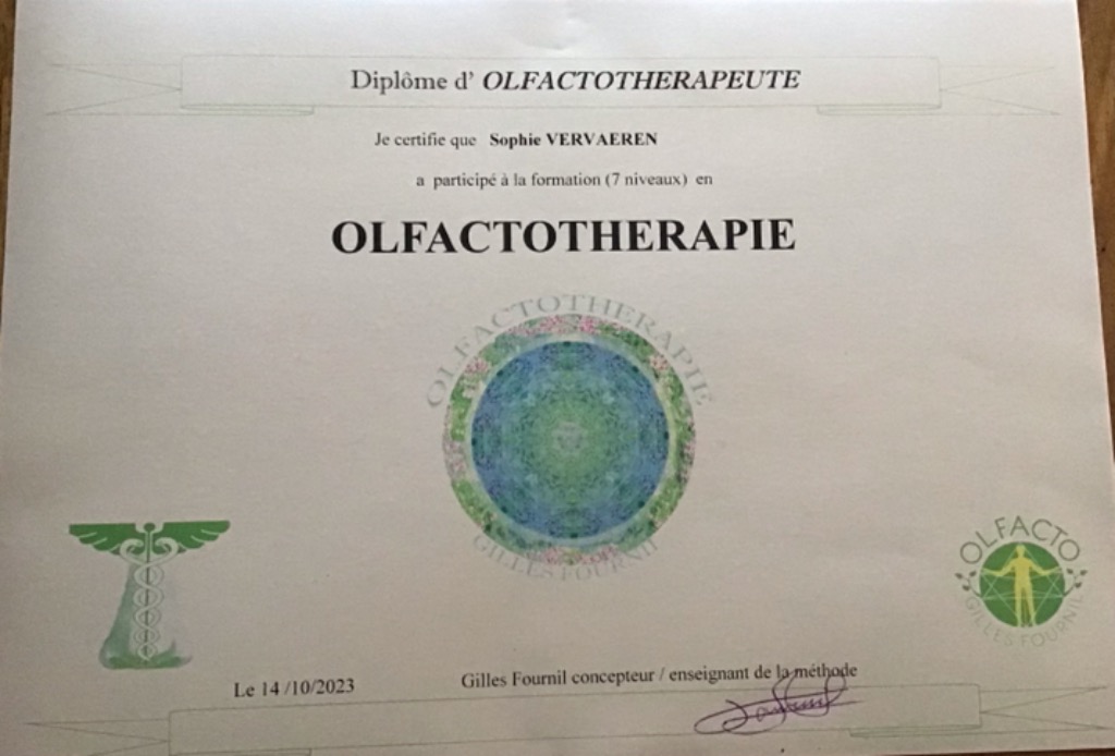 photo diplome Sophie Vervaeren