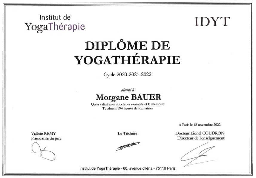 photo diplome Morgane Bauer