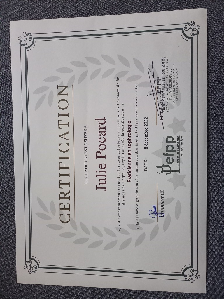 photo activite Julie POCARD