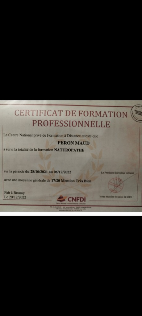 photo diplome NatuRevel