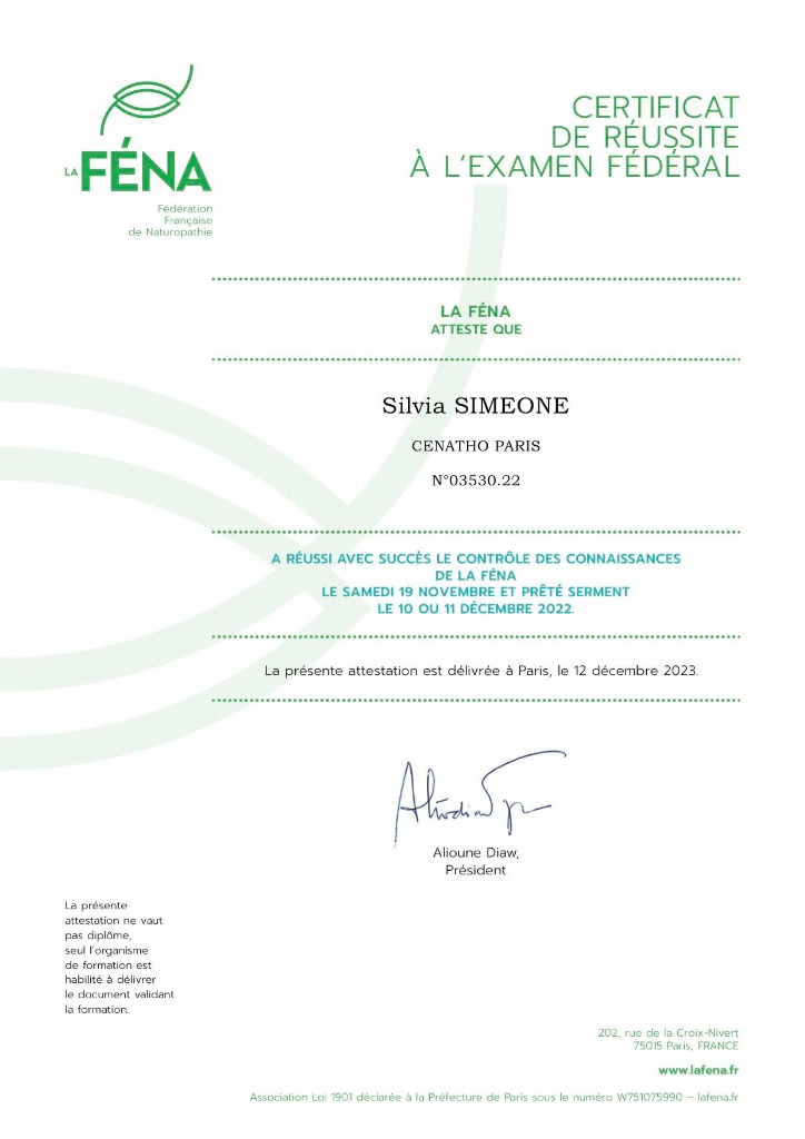 photo diplome Silvia Simeone