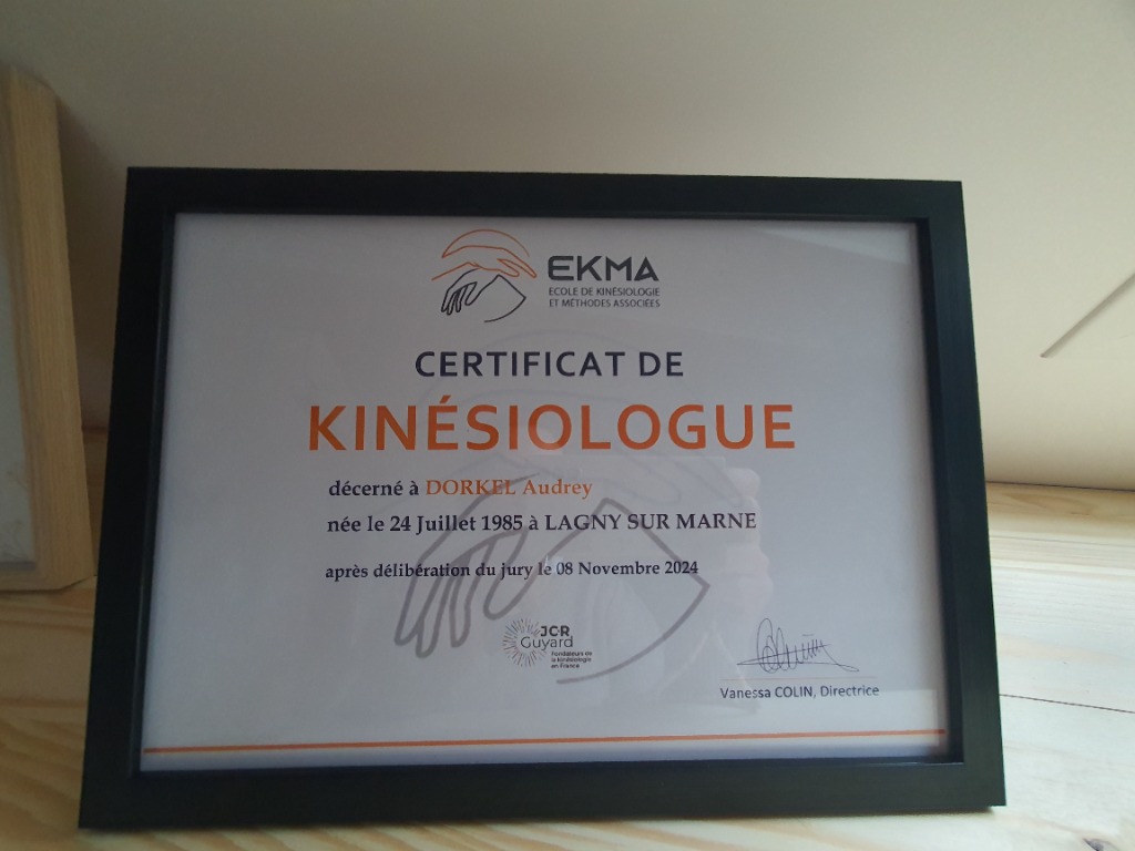 photo diplome Audrey dorkel