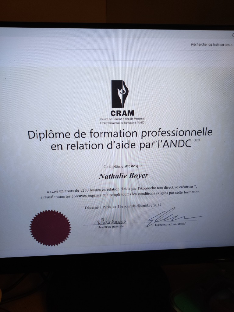 photo diplome Boyer Nathalie 