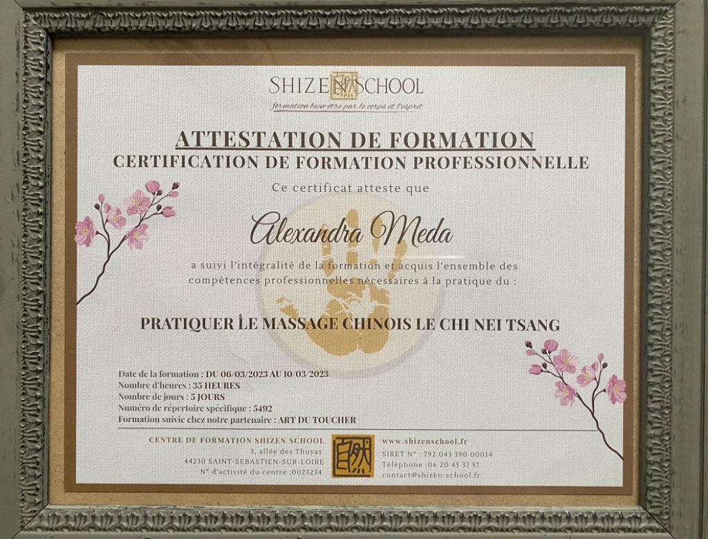photo diplome Alexandra MEDA