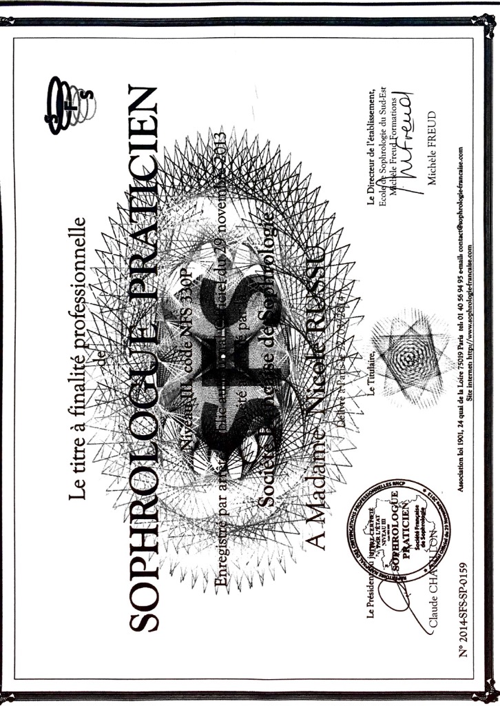 photo diplome Nicole Russu