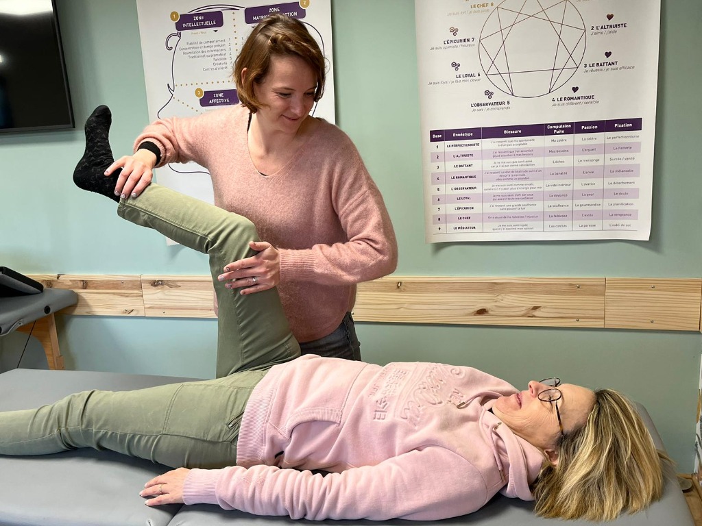 photo seance Perrine Gatto Kinesio