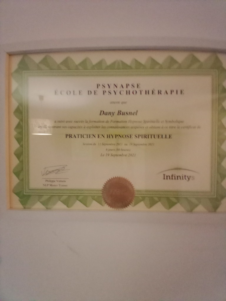 photo diplome Busnel Dany