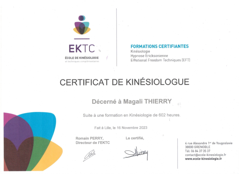 photo diplome Magali THIERRY 