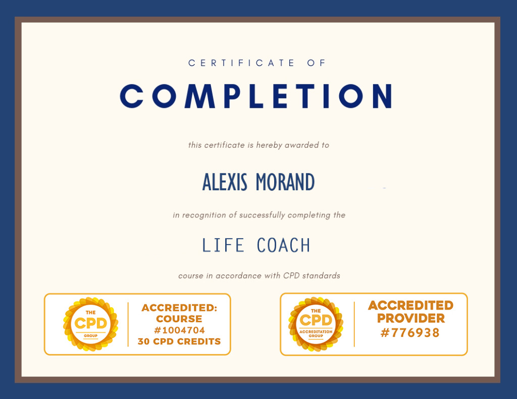 photo diplome Beret Coaching