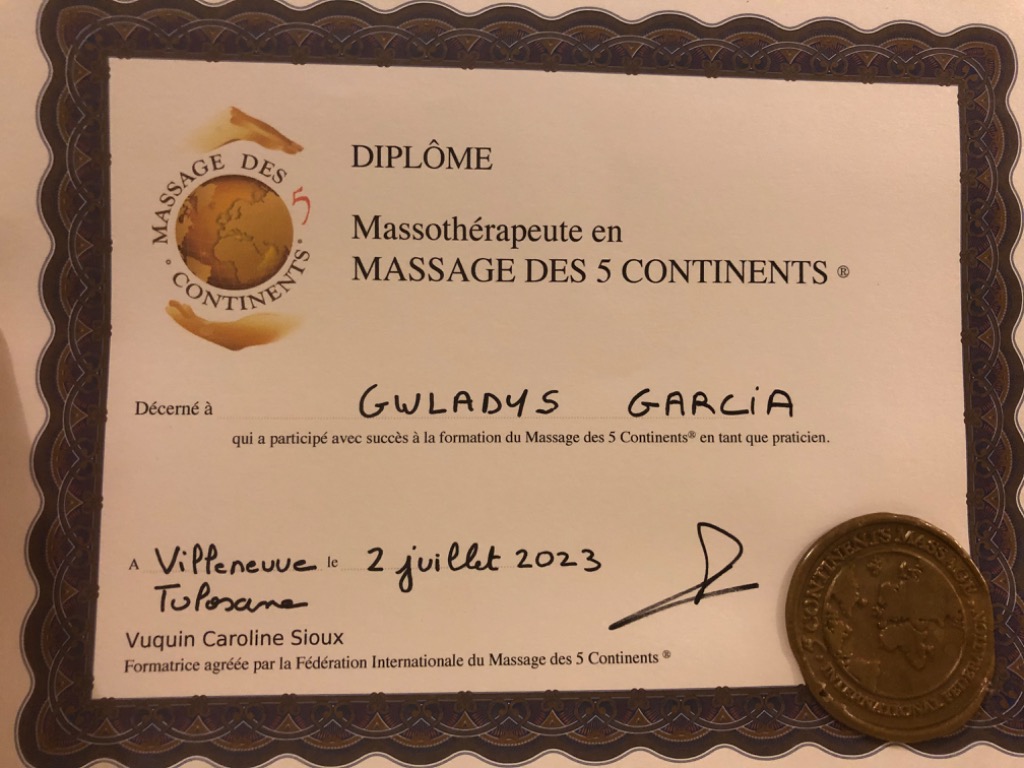 photo diplome Gwladys GARCIA 