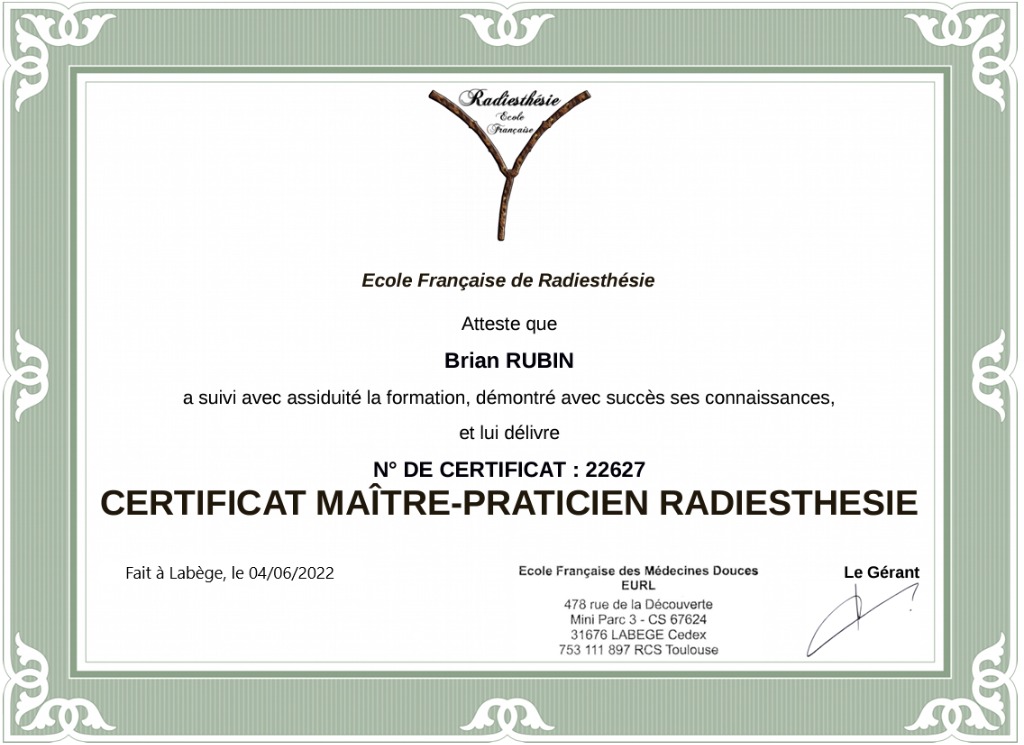 photo diplome BIOSPA