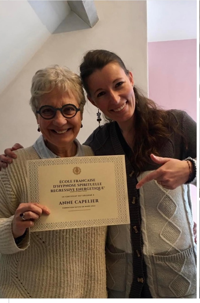 photo diplome Anne Capelier  MaPlume