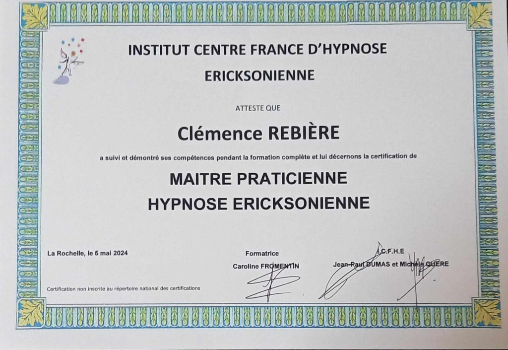 photo diplome La Plume de KimCha 