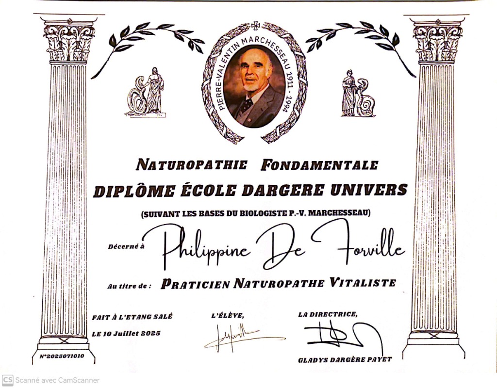 photo diplome Philippine de Forville