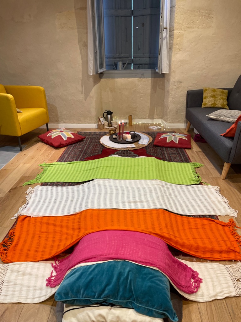 photo seance Clotilde, Doula