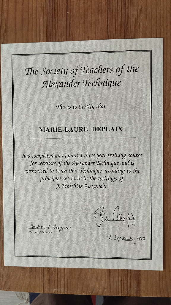 photo diplome Marie-Laure Deplaix