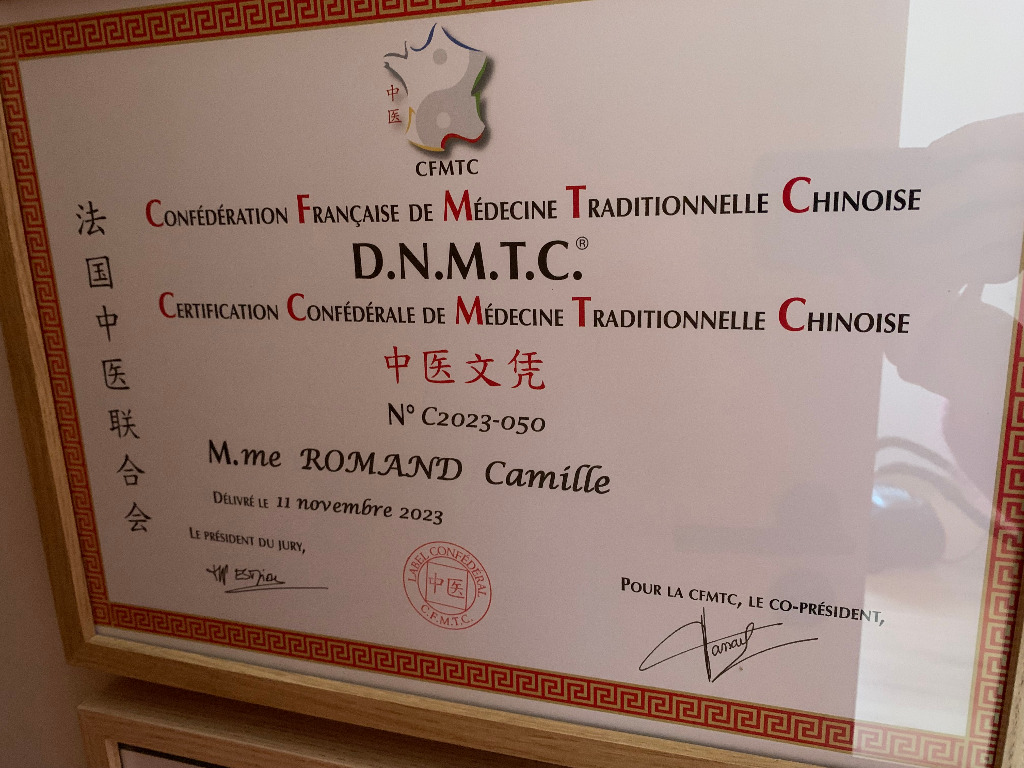 photo diplome ROMAND Camille